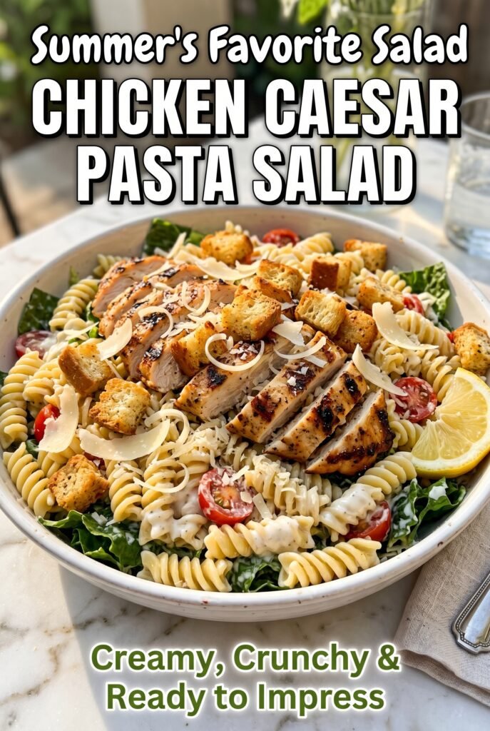 Chicken Caesar Pasta Salad