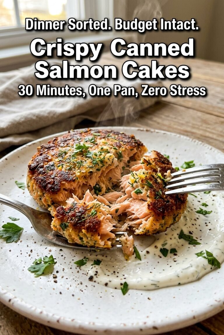 Crispy Canned Salmon Cakes