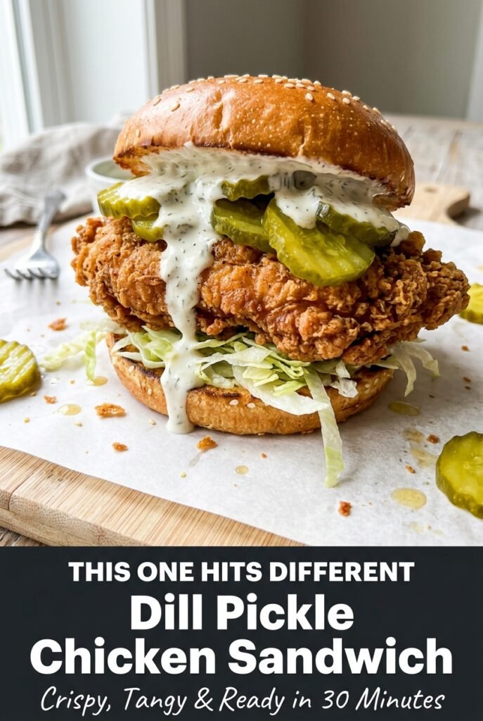 Dill Pickle Chicken Sandwich