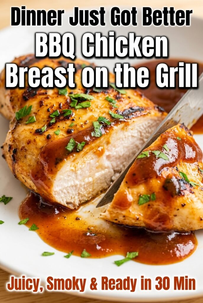 BBQ Chicken Breast on the Grill