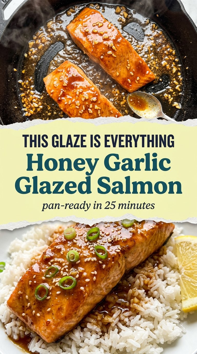 Honey garlic glazed salmon