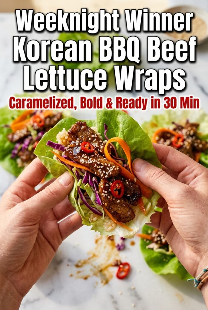 Korean BBQ Beef Lettuce Wraps