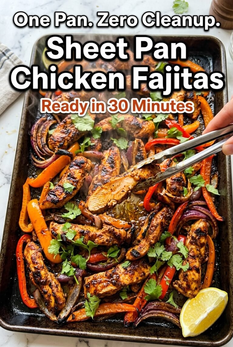 Sheet Pan Chicken Fajitas