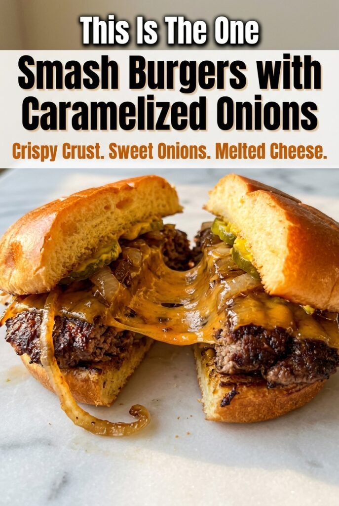 Smash Burgers with Caramelized Onions