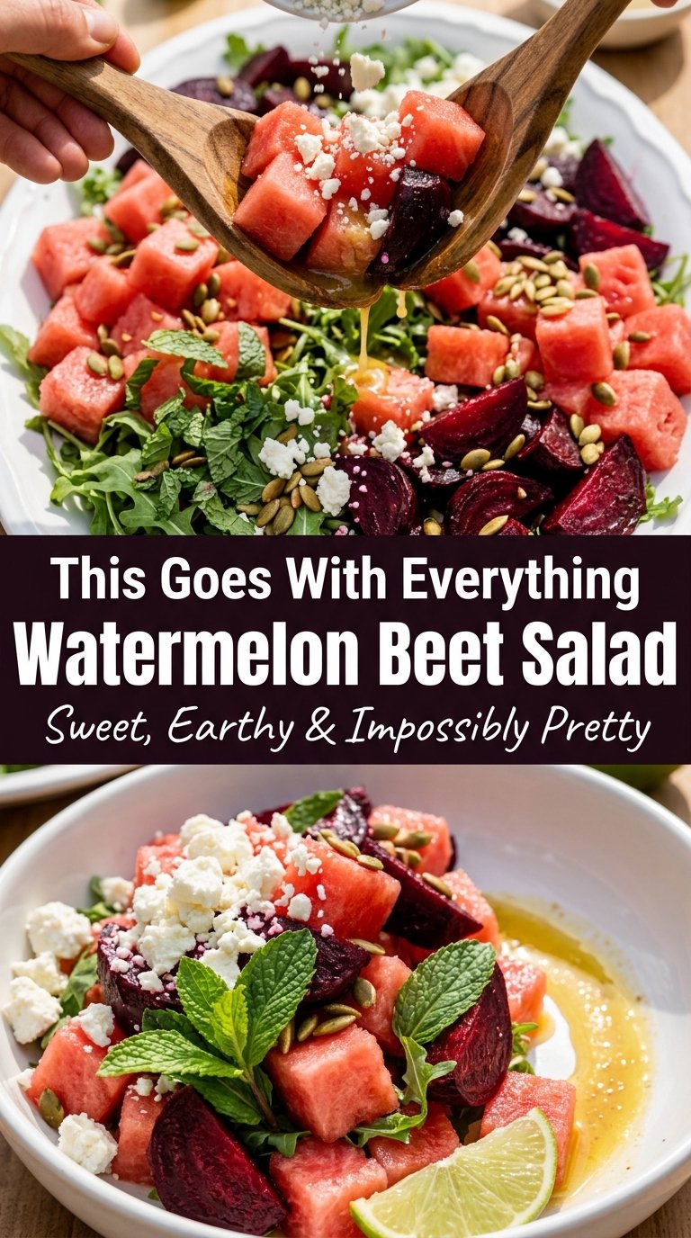 Watermelon Beet Salad