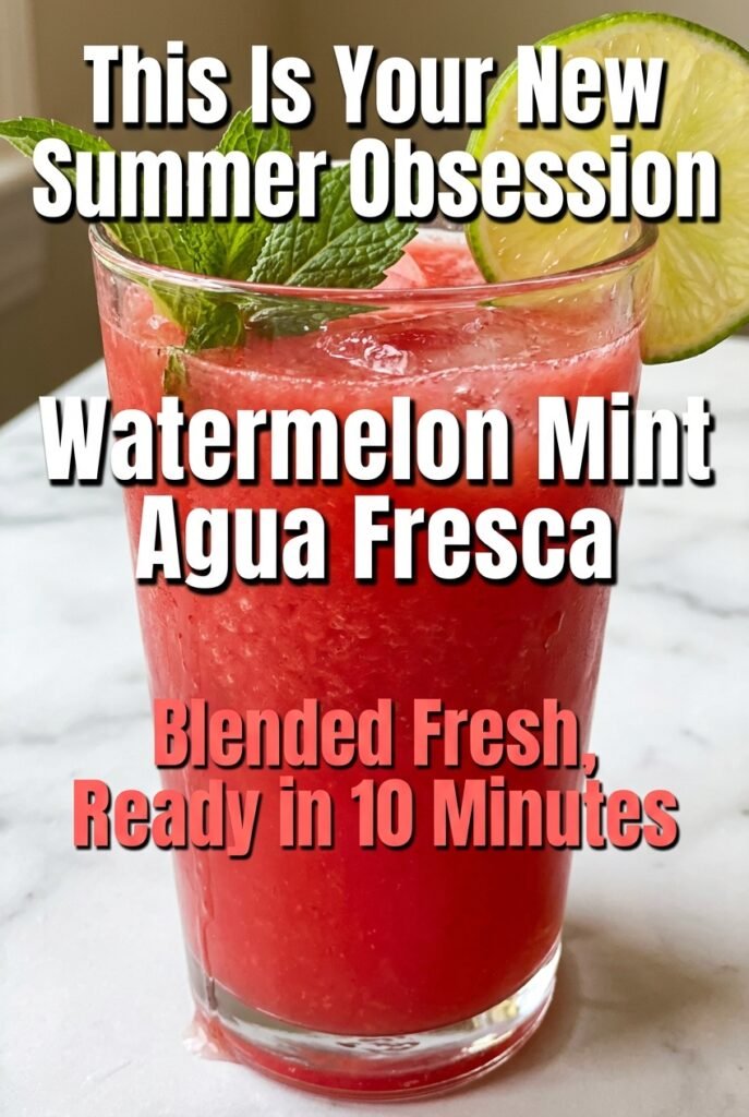 Watermelon Mint Agua Fresca