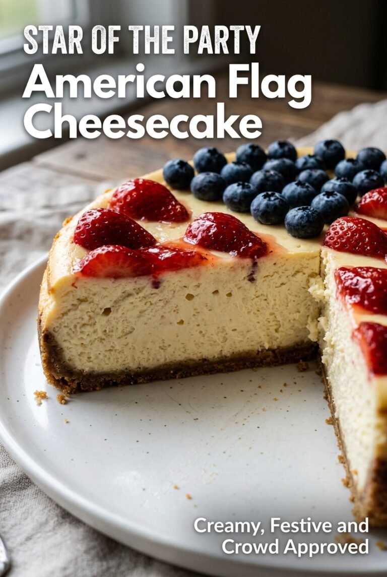American Flag Cheesecake