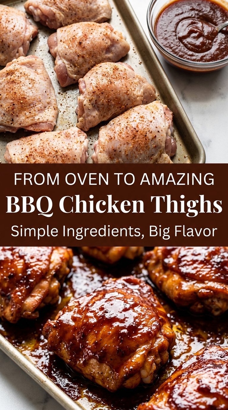 BBQ Chicken Thighs sticky caramelized