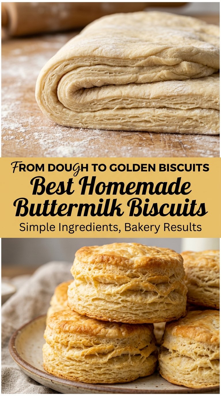 Best Homemade Buttermilk Biscuits tall flaky buttery