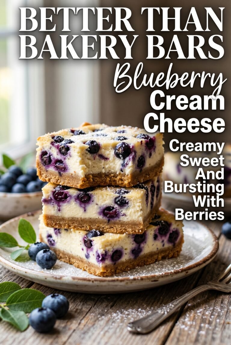 Blueberry Cream Cheese Bars
