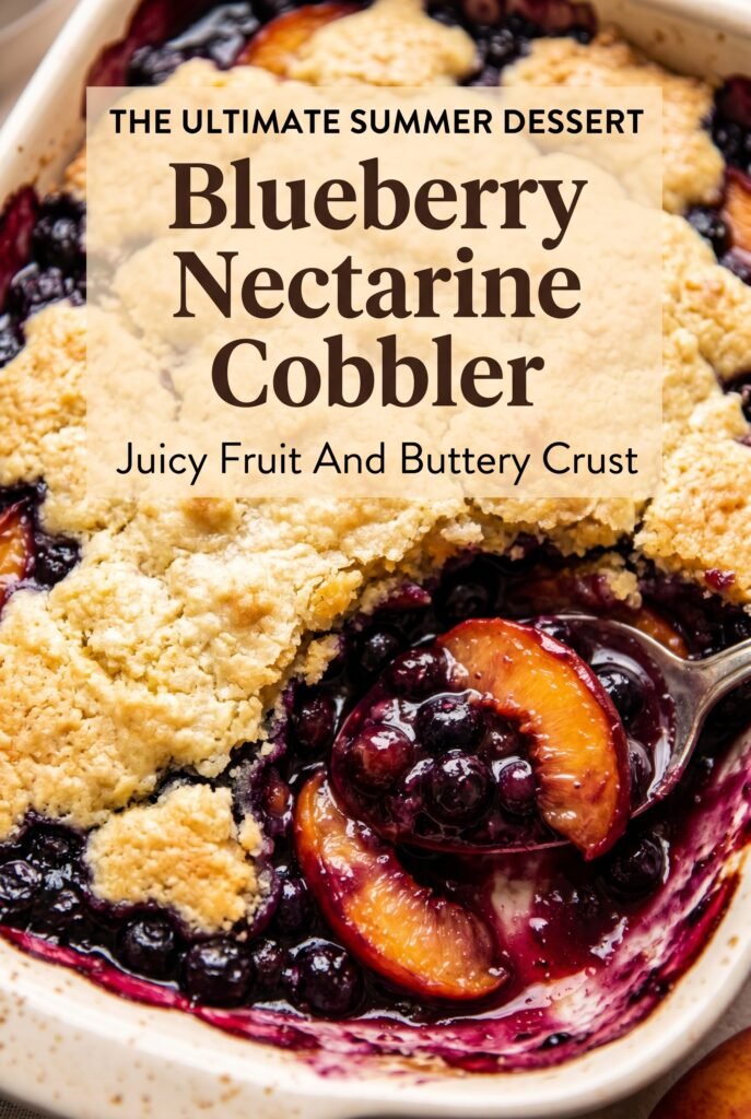 Blueberry Nectarine Cobbler