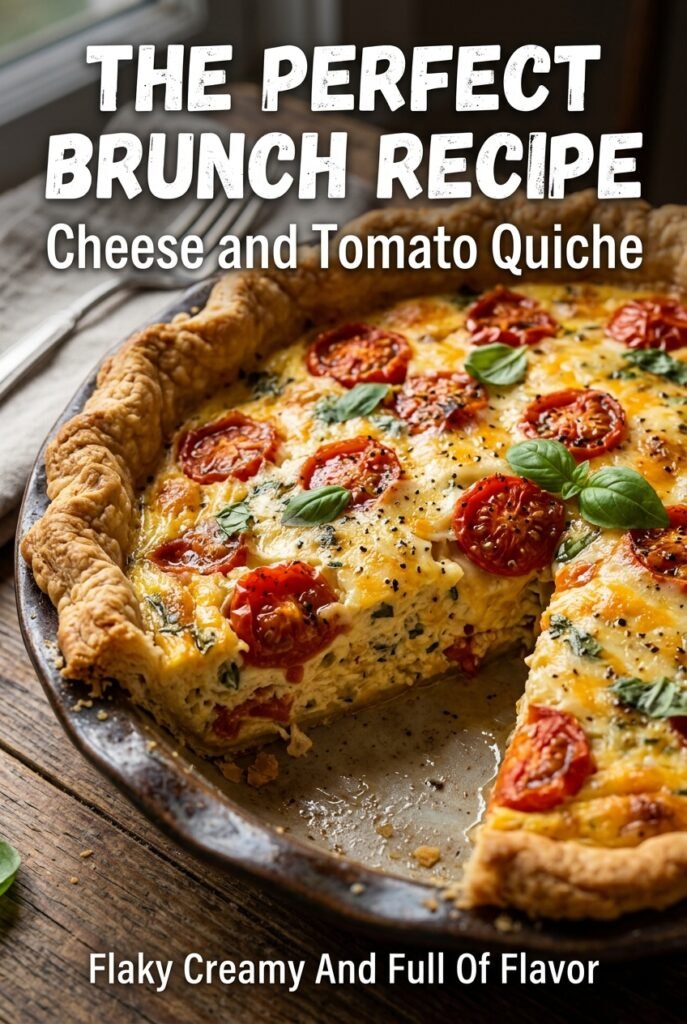 Cheese and Tomato Quiche