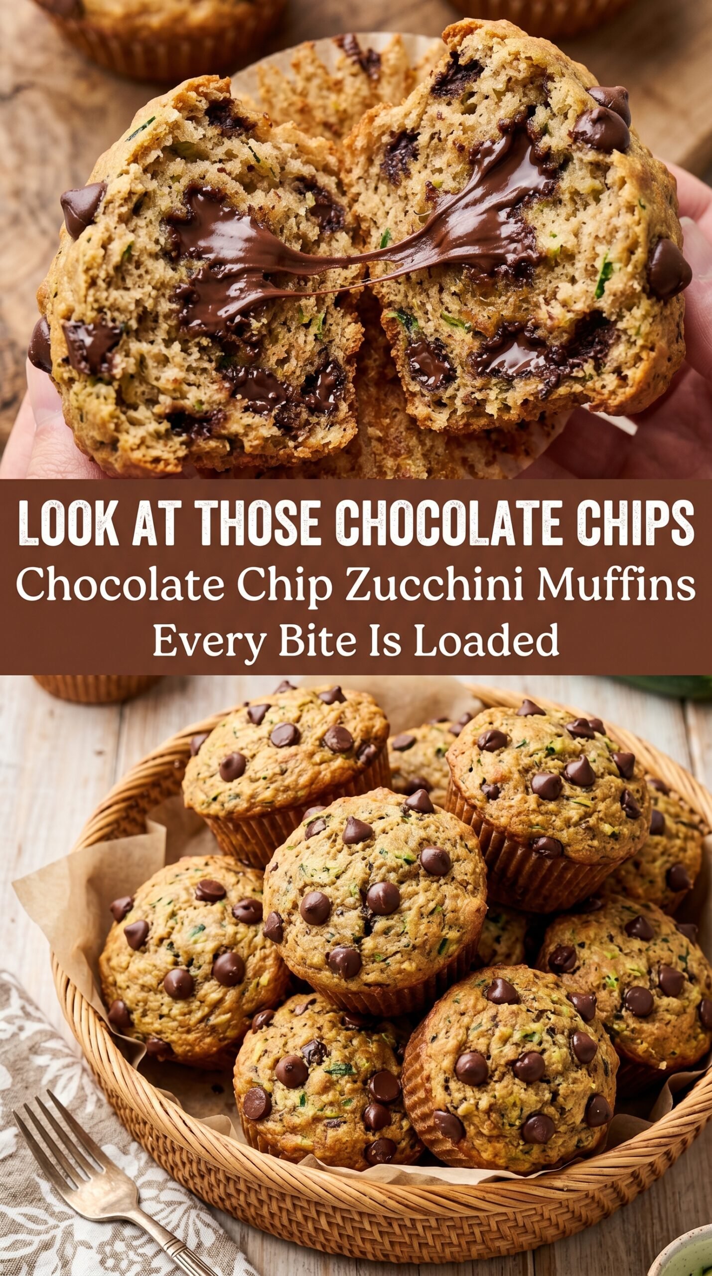 Chocolate Chip Zucchini Muffins