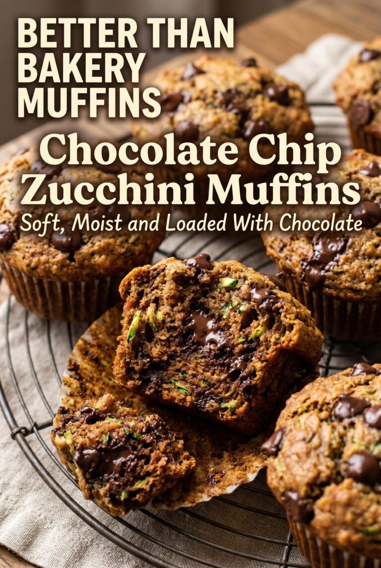 Chocolate Chip Zucchini Muffins