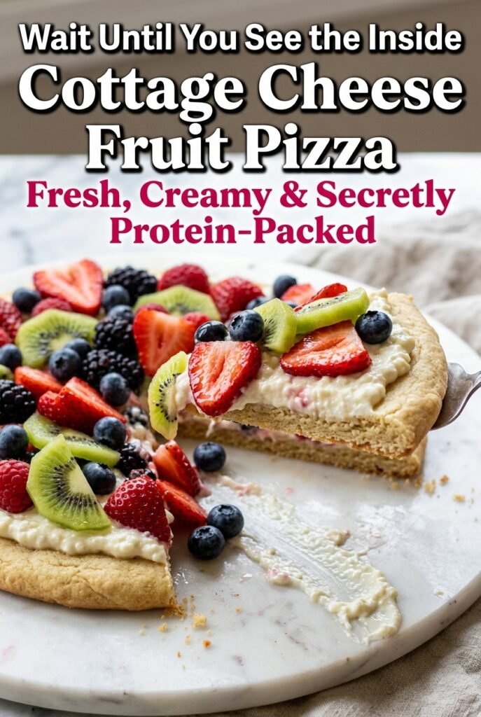 Cottage Cheese Fruit Pizza