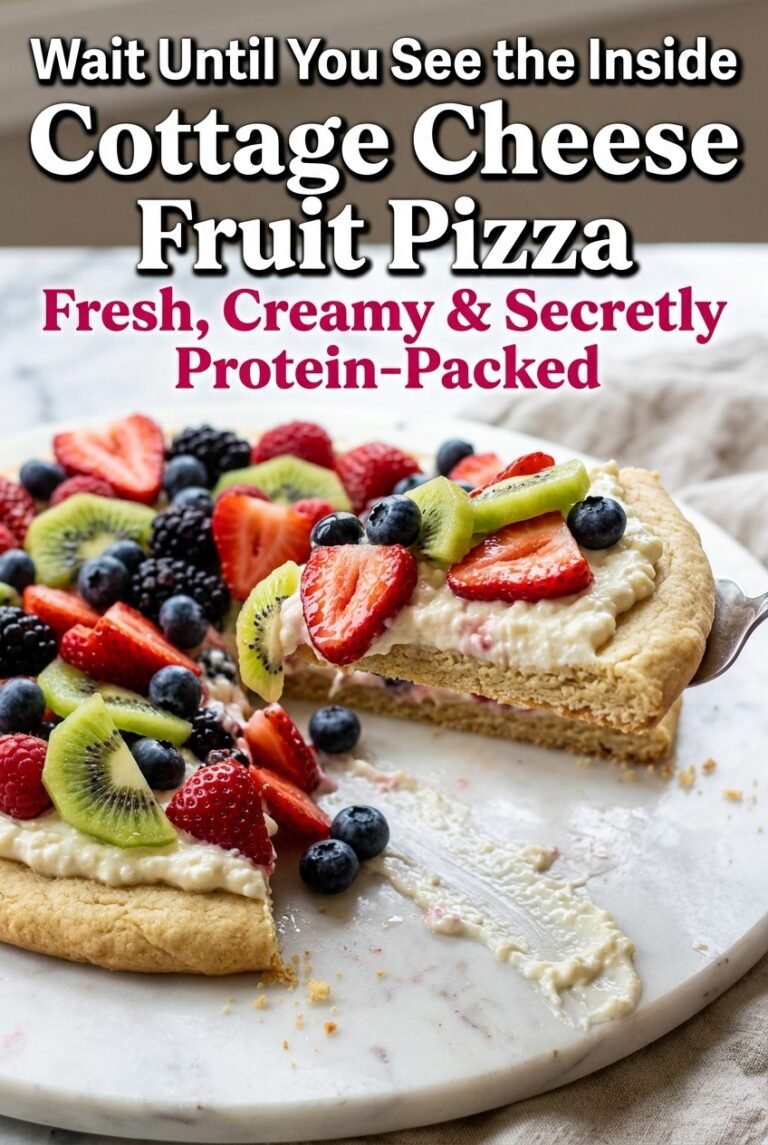 Cottage Cheese Fruit Pizza