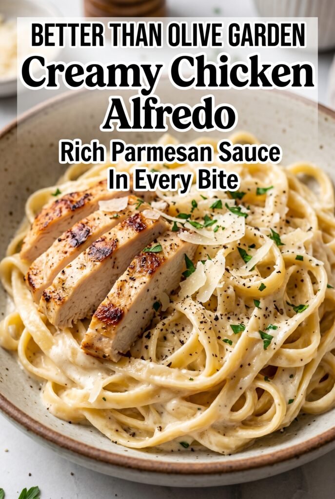 Creamy Chicken Alfredo Pasta
