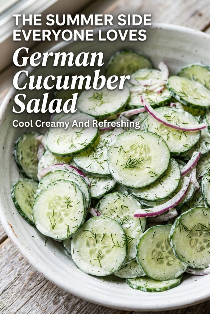 Creamy German Cucumber Salad