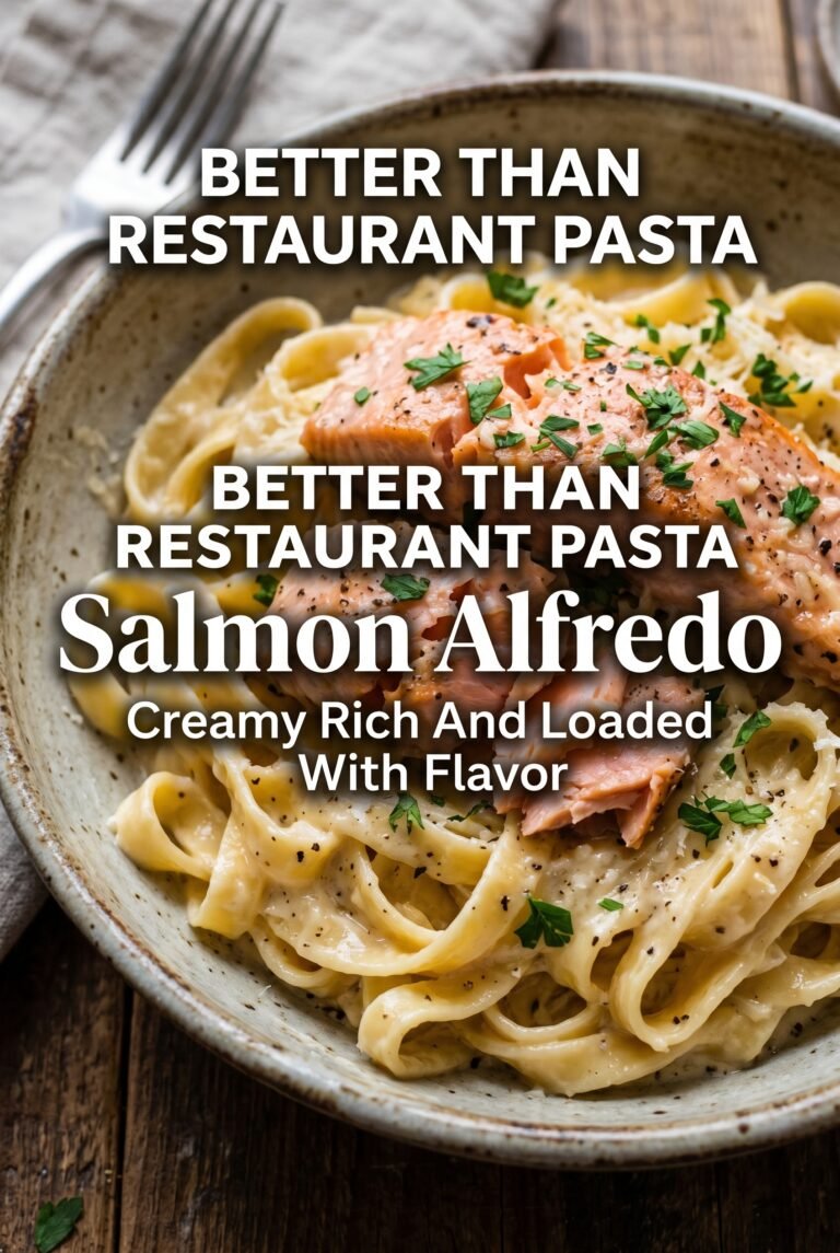 Creamy Salmon Alfredo