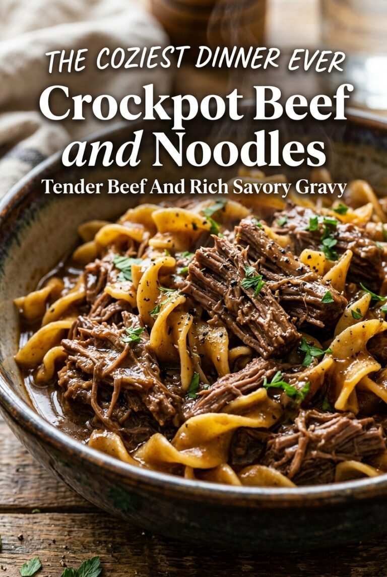 Crockpot Beef and Noodles