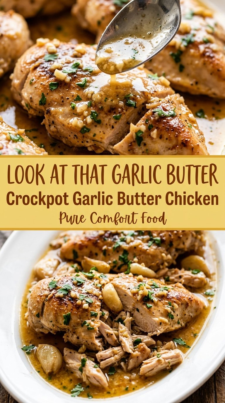 Crockpot Garlic Butter Chicken