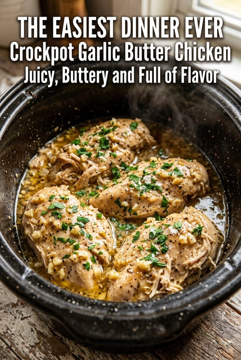 Crockpot Garlic Butter Chicken