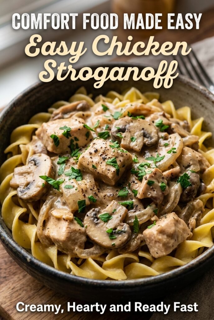 Easy Chicken Stroganoff