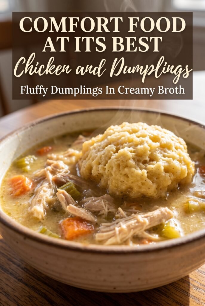 Homestyle Chicken and Dumplings