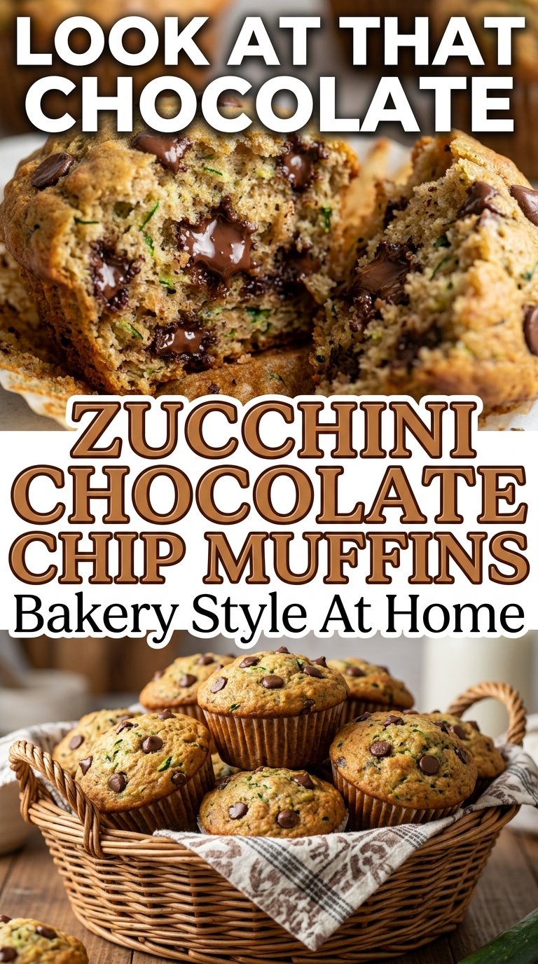 Zucchini Chocolate Chip Muffins