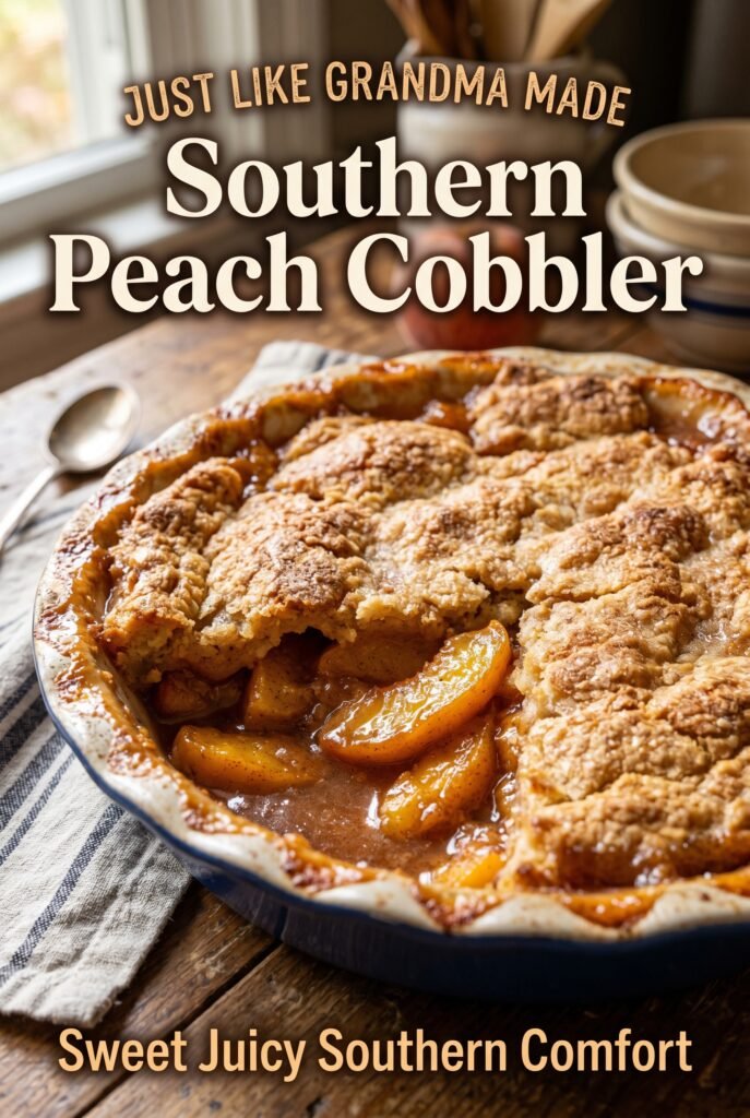 Old-Fashioned Southern Peach Cobbler