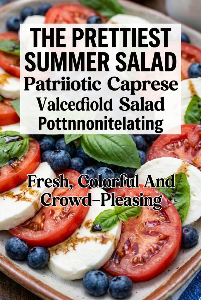 Patriotic Caprese Salad