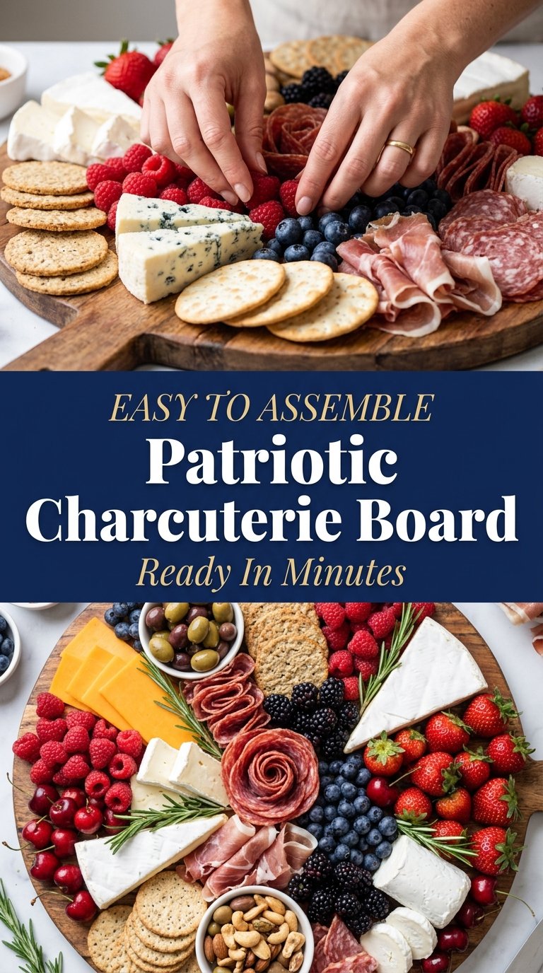 Patriotic Charcuterie Board