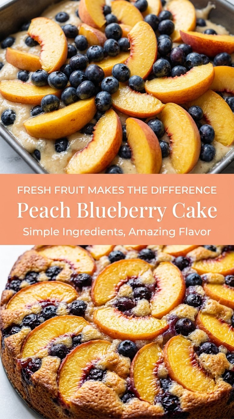 Peach Blueberry Cake