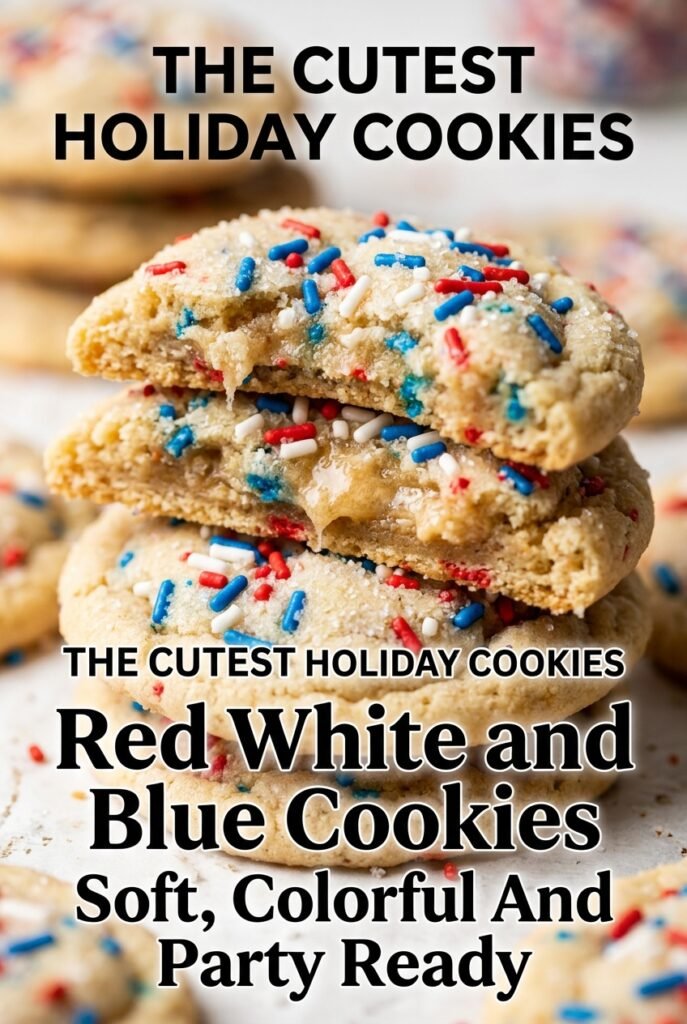 Red White and Blue Cookies