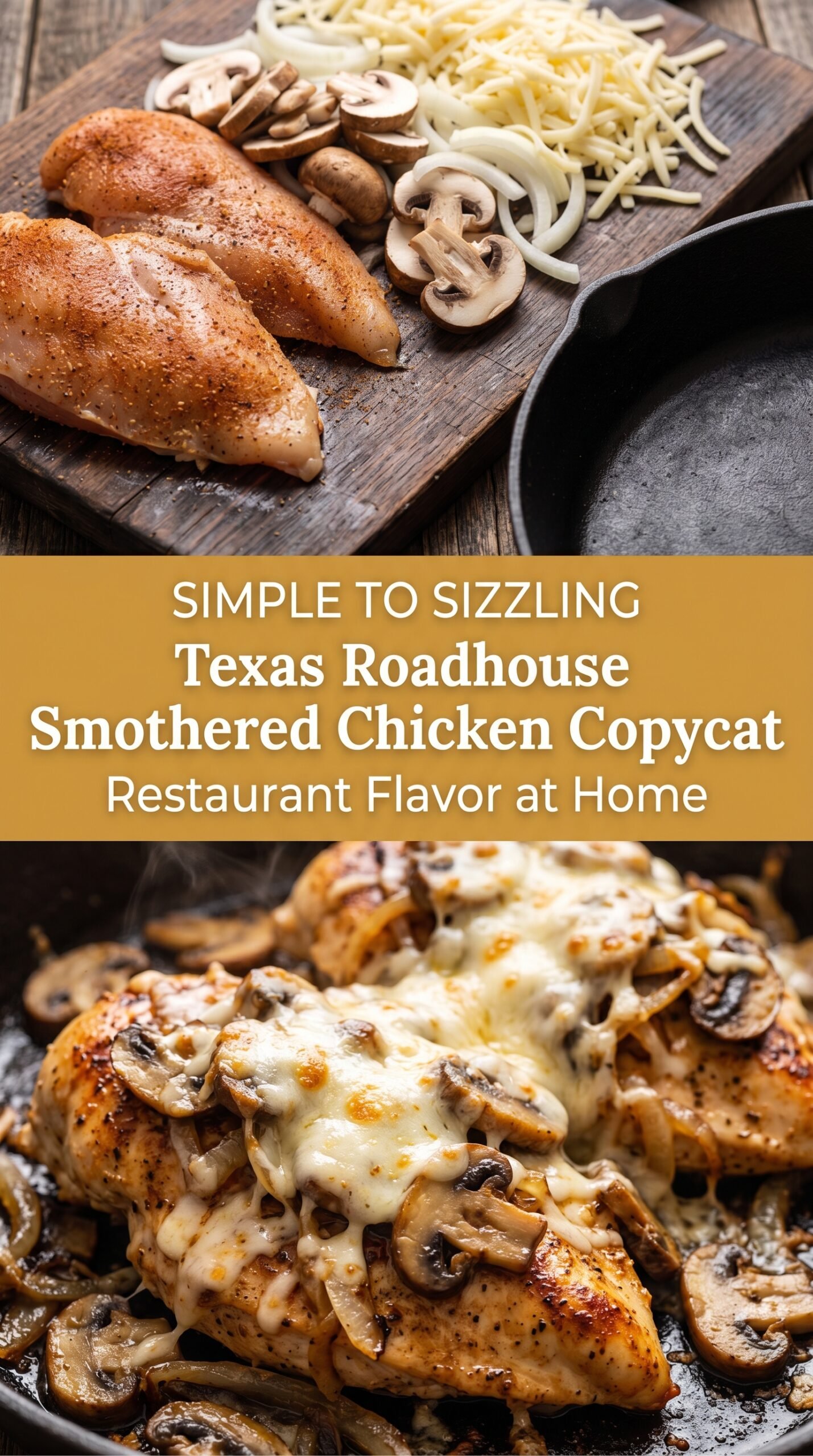 Texas Roadhouse Smothered Chicken Copycat