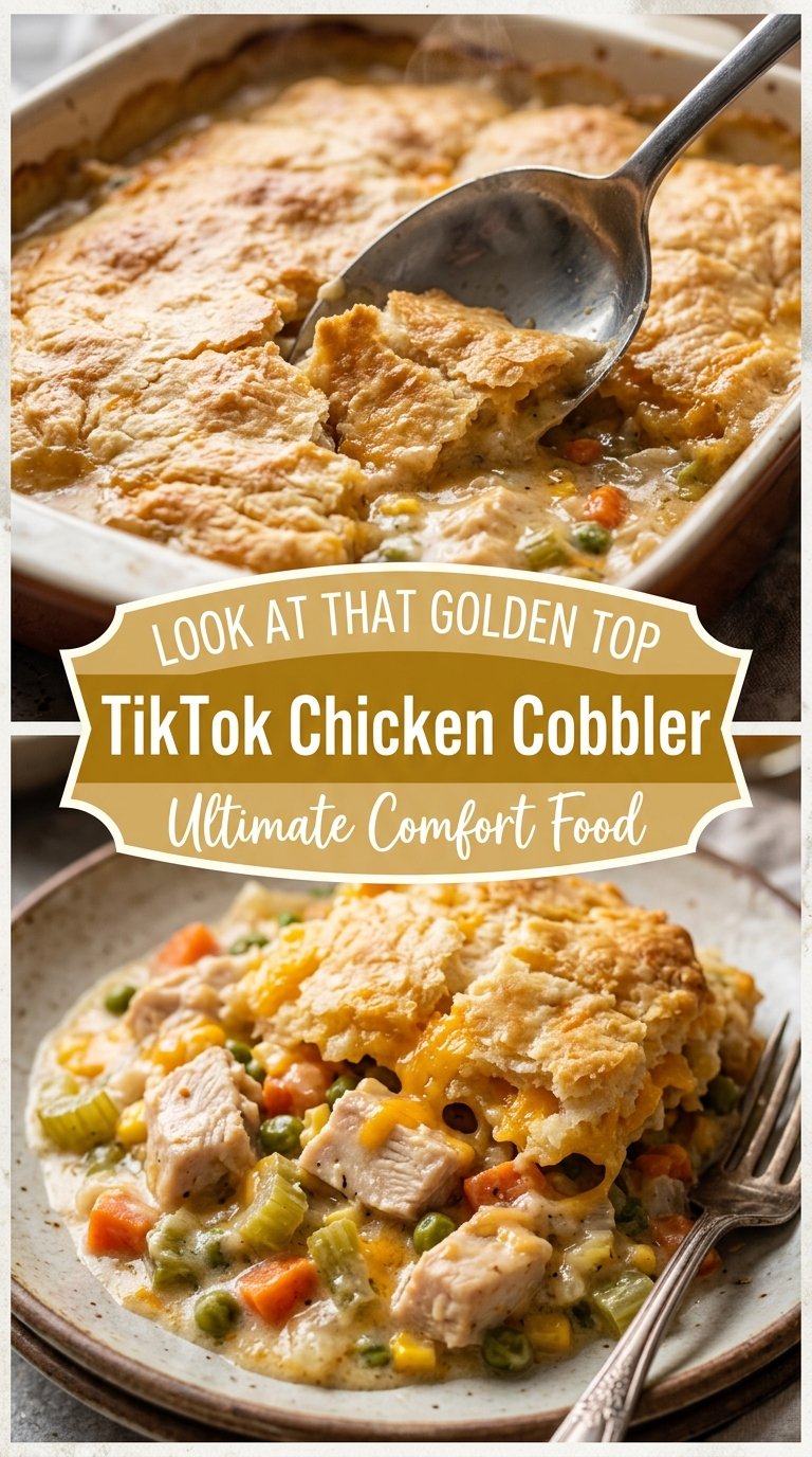 TikTok Chicken Cobbler