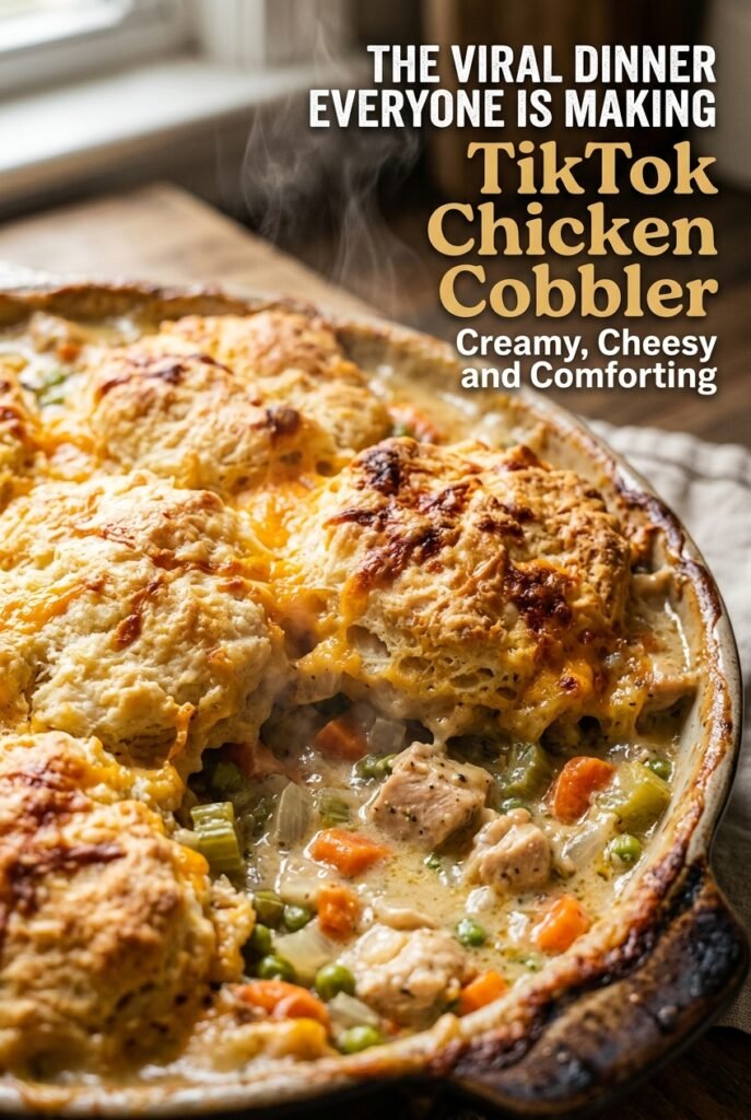 TikTok Chicken Cobbler