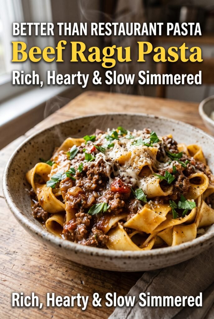 Beef Ragu Pasta