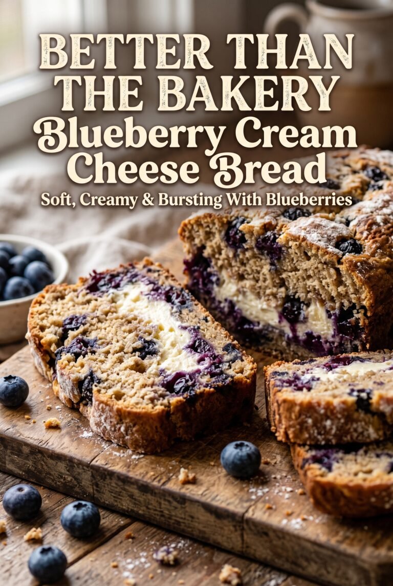 Blueberry Cream Cheese Bread