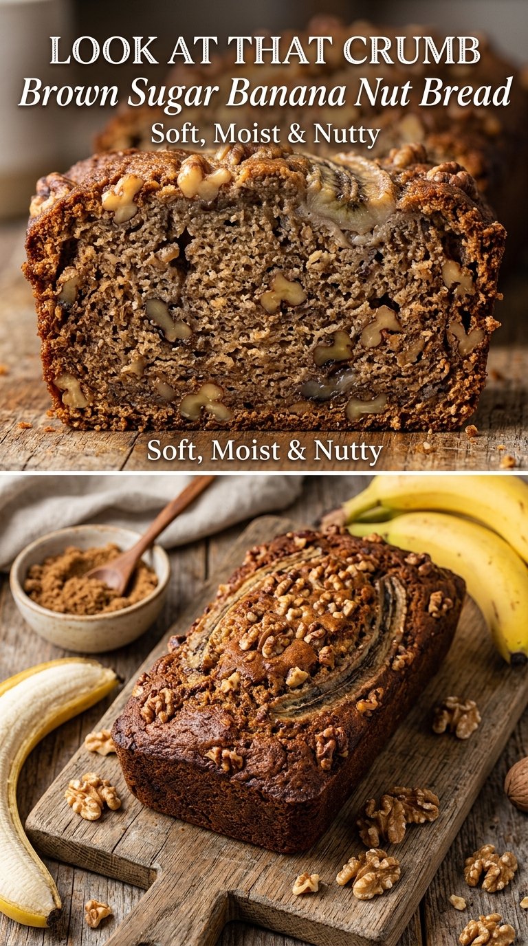 Brown Sugar Banana Nut Bread
