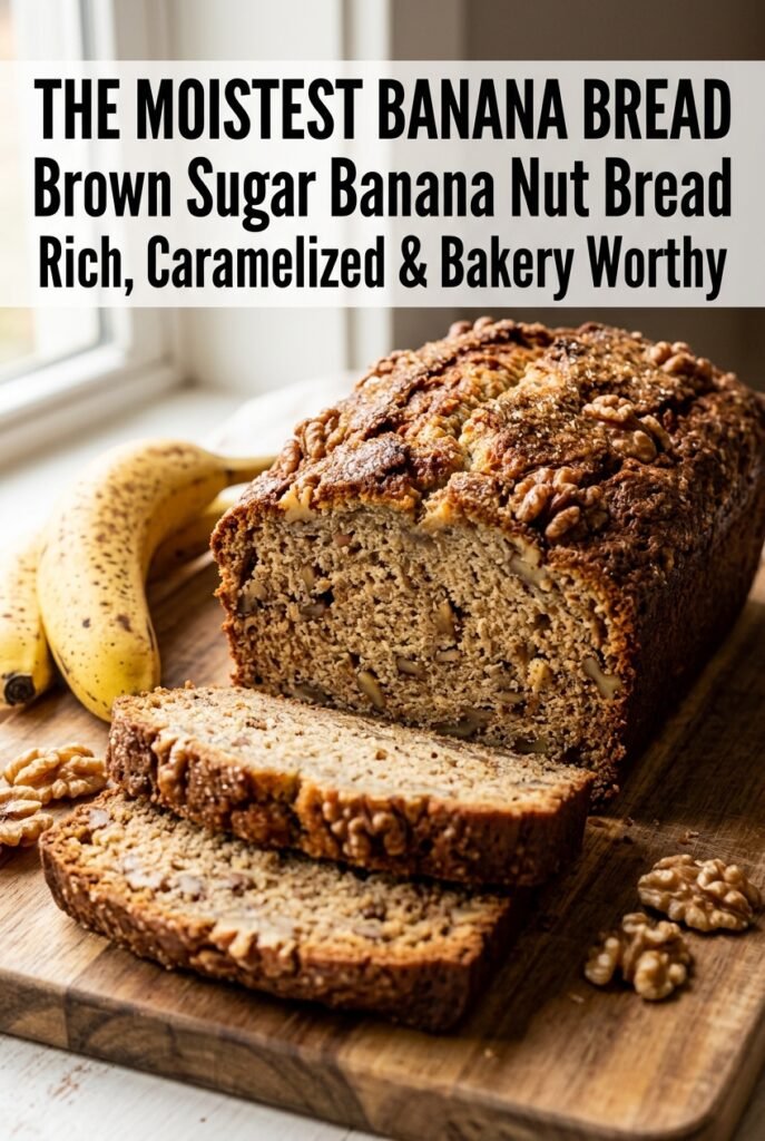 Brown Sugar Banana Nut Bread