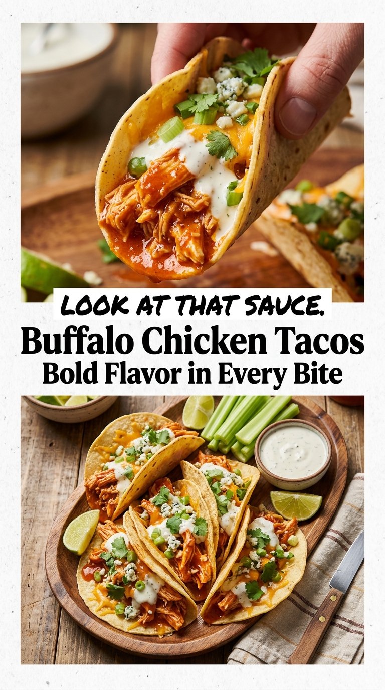 Buffalo Chicken Tacos