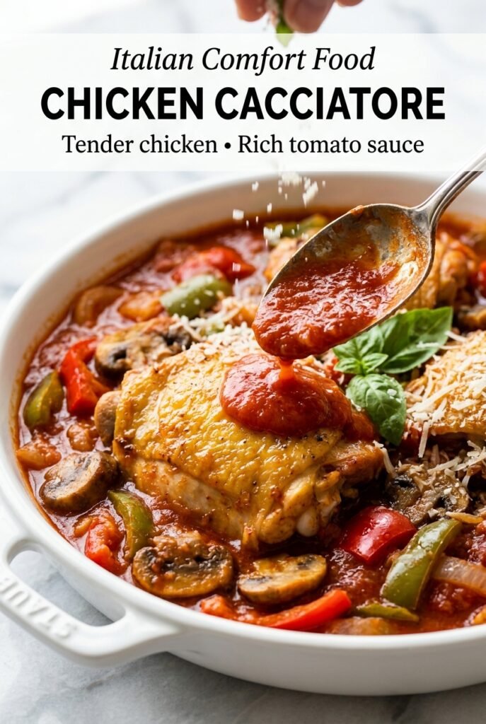 Classic Chicken Cacciatore