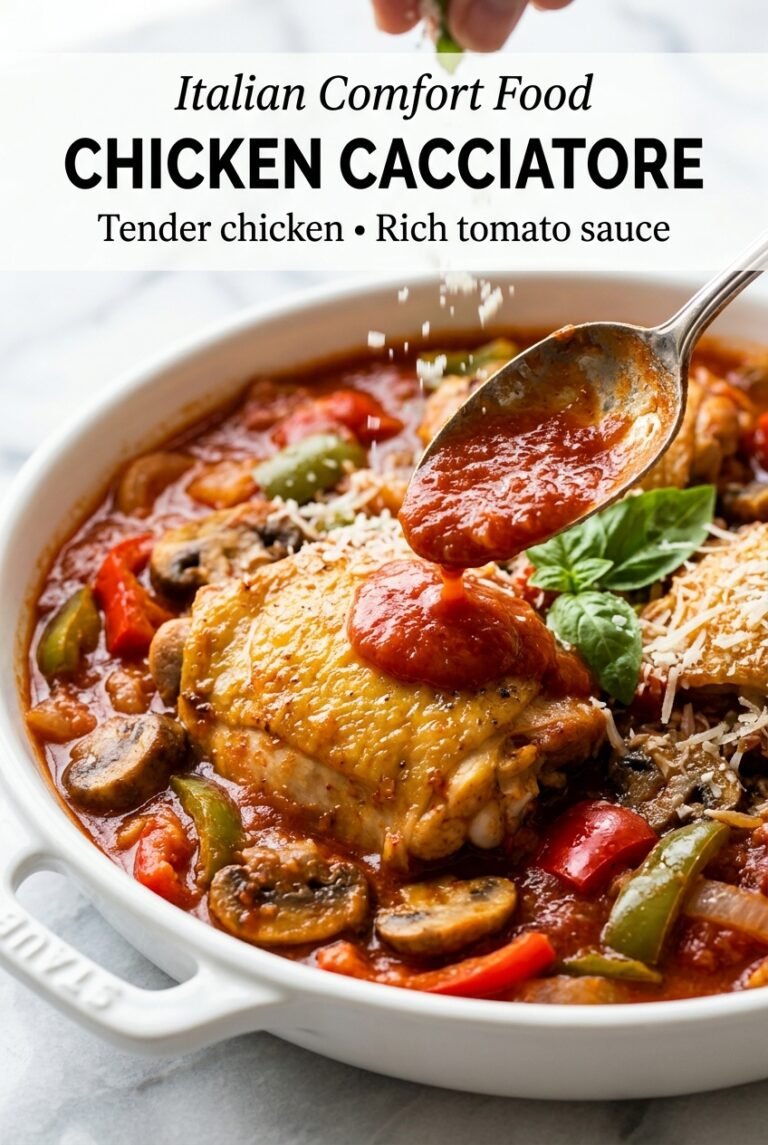 Classic Chicken Cacciatore