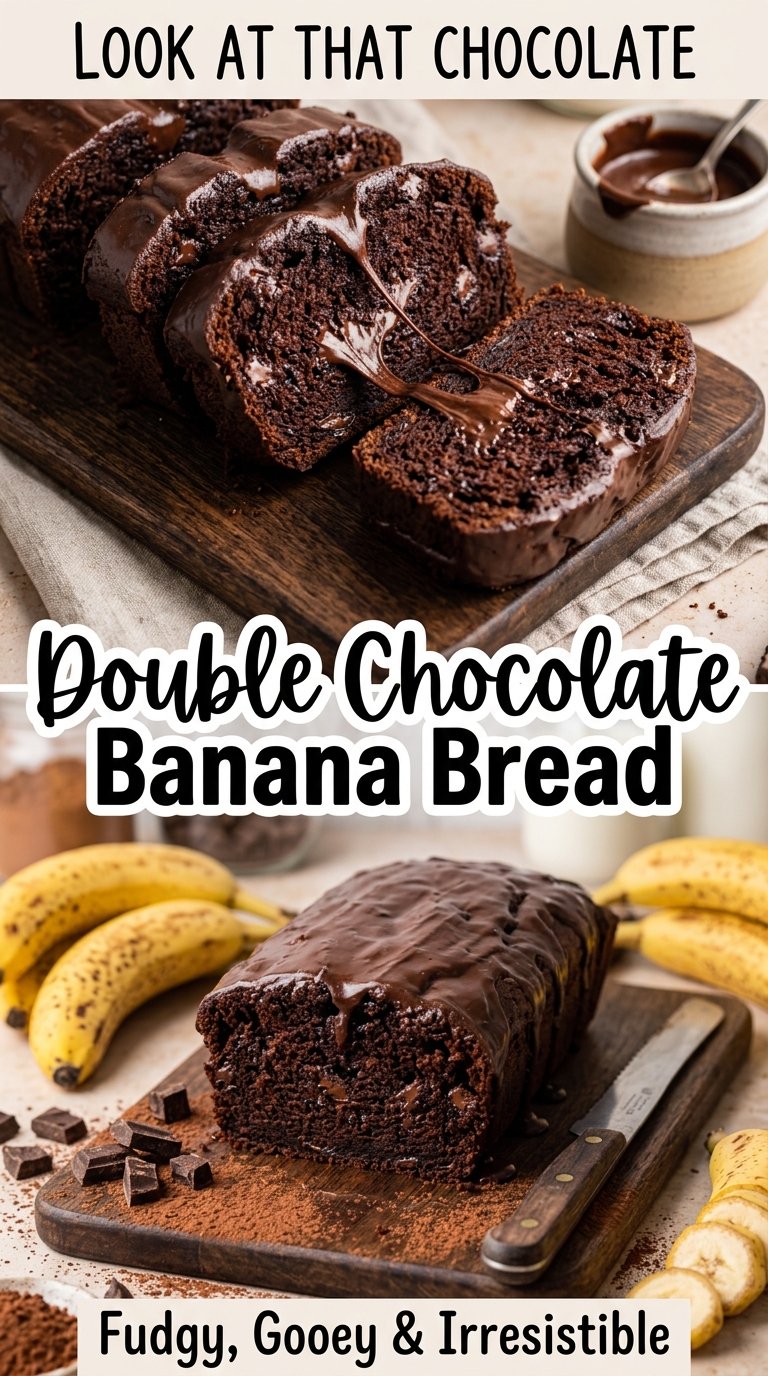 Double Chocolate Banana Bread