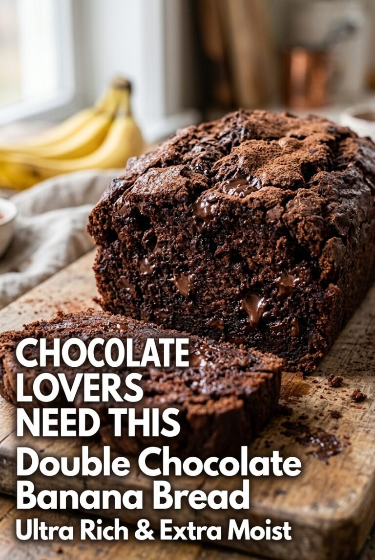 Double Chocolate Banana Bread