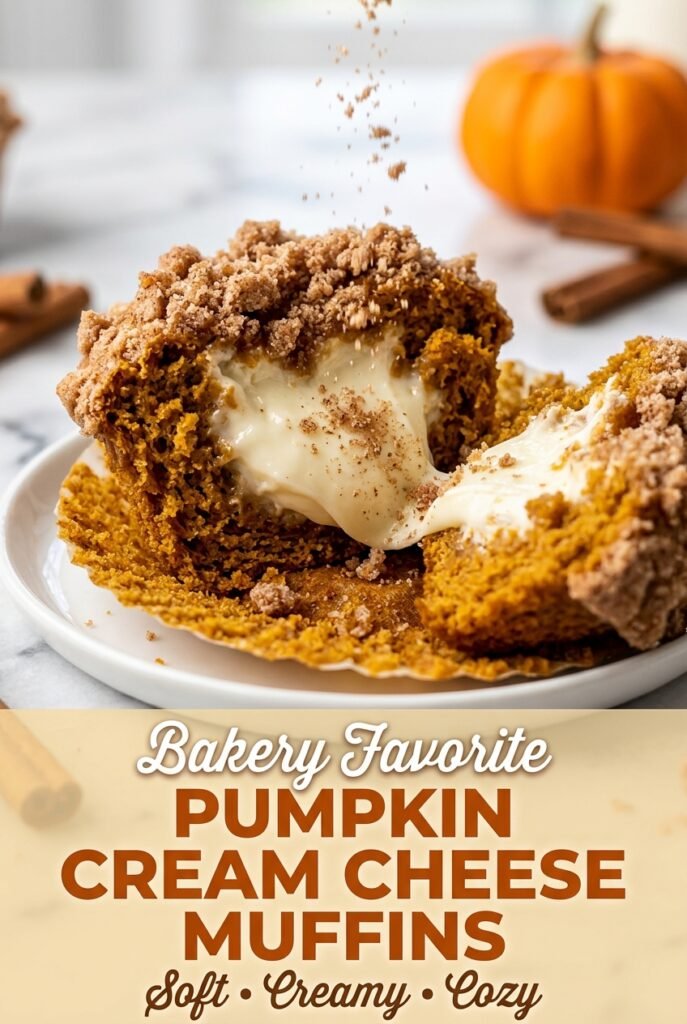 Pumpkin Cream Cheese Muffins