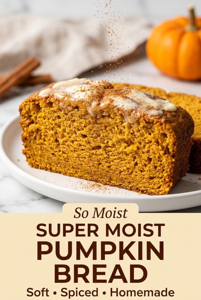 Super Moist Pumpkin Bread Recipe