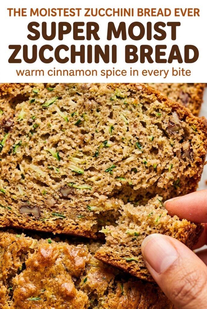 Super Moist Zucchini Bread