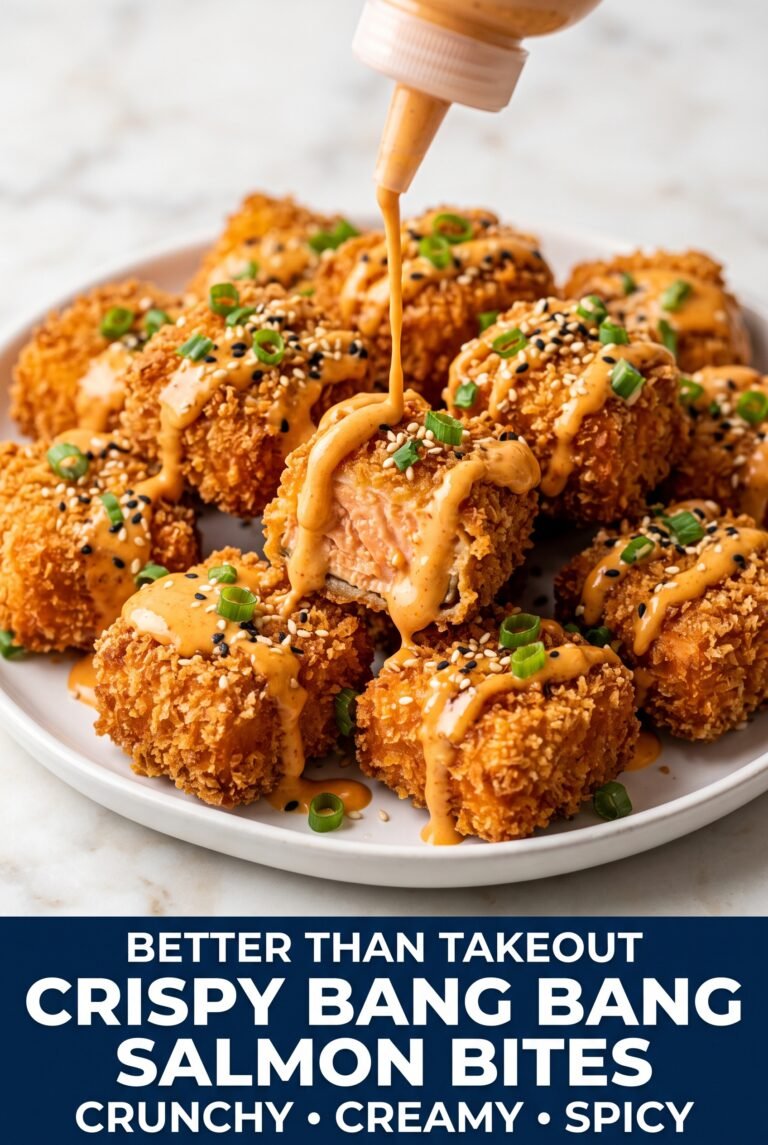 Crispy Bang Bang Salmon Bites